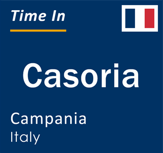 Current local time in Casoria, Campania, Italy