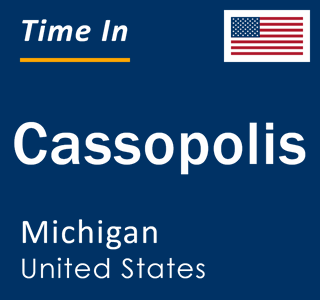 Current local time in Cassopolis, Michigan, United States