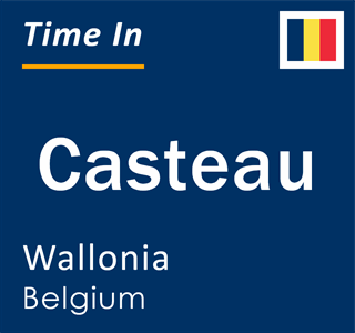 Current local time in Casteau, Wallonia, Belgium