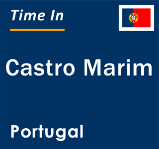 Current local time in Castro Marim, Portugal