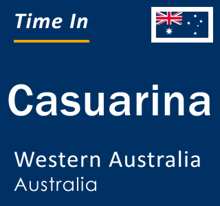 Current local time in Casuarina, Western Australia, Australia