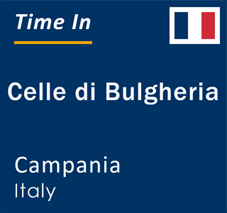 Current local time in Celle di Bulgheria, Campania, Italy