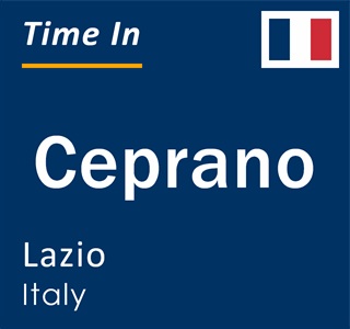 Current local time in Ceprano, Lazio, Italy