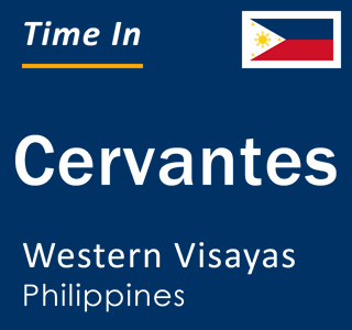 Current local time in Cervantes, Western Visayas, Philippines