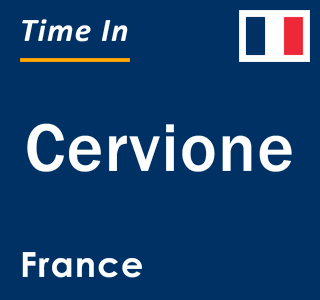 Current local time in Cervione, France