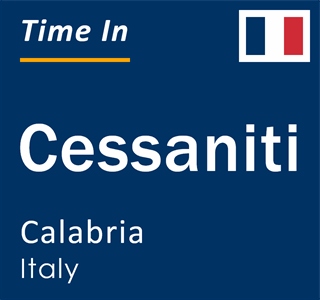 Current local time in Cessaniti, Calabria, Italy