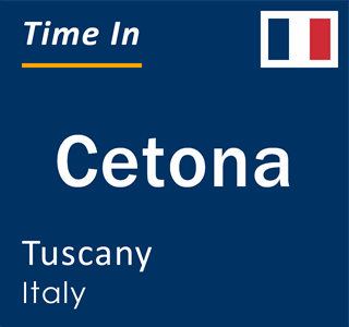 Current local time in Cetona, Tuscany, Italy