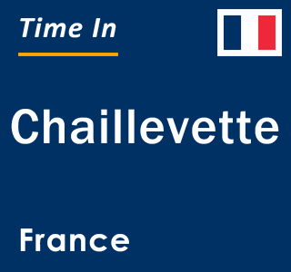 Current local time in Chaillevette, France