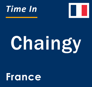 Current local time in Chaingy, France