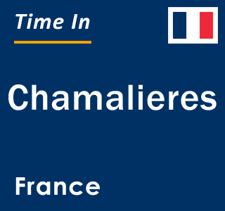 Current local time in Chamalieres, France