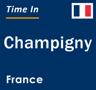 Current local time in Champigny, France