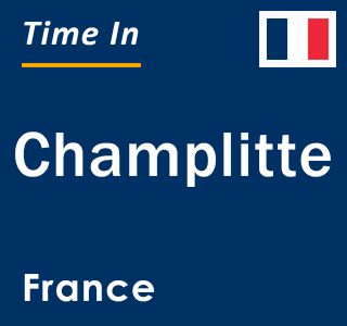 Current local time in Champlitte, France