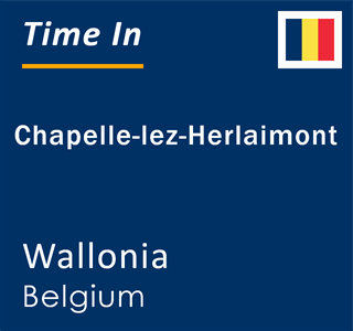 Current local time in Chapelle-lez-Herlaimont, Wallonia, Belgium