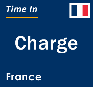 Current local time in Charge, France