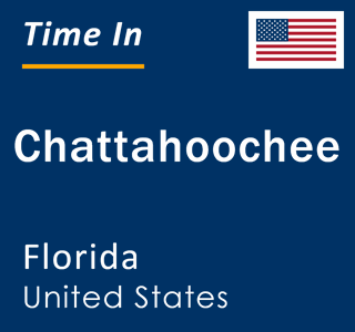 Current local time in Chattahoochee, Florida, United States