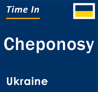 Current local time in Cheponosy, Ukraine