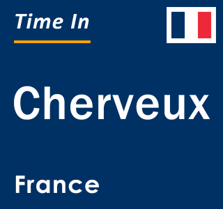 Current local time in Cherveux, France