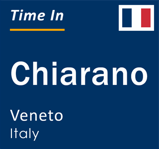 Current local time in Chiarano, Veneto, Italy