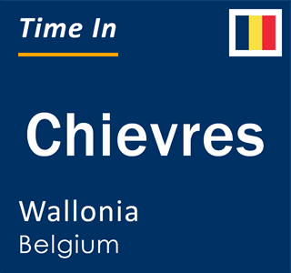 Current local time in Chievres, Wallonia, Belgium