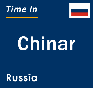 Current local time in Chinar, Russia