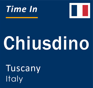 Current local time in Chiusdino, Tuscany, Italy