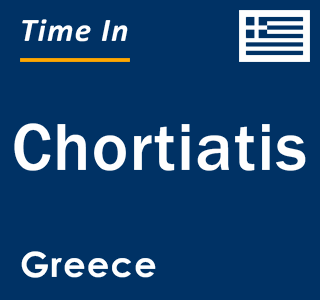 Current local time in Chortiatis, Greece