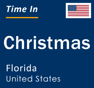 Current local time in Christmas, Florida, United States