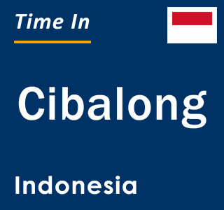 Current local time in Cibalong, Indonesia