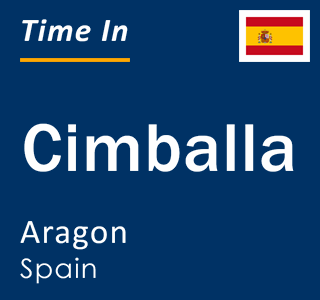 Current local time in Cimballa, Aragon, Spain