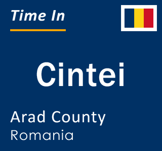 Current local time in Cintei, Arad County, Romania