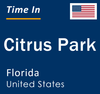 Current local time in Citrus Park, Florida, United States