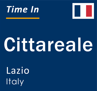 Current local time in Cittareale, Lazio, Italy