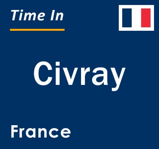 Current local time in Civray, France