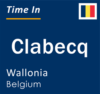 Current local time in Clabecq, Wallonia, Belgium