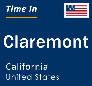 Current local time in Claremont, California, United States