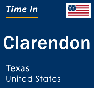 Current local time in Clarendon, Texas, United States