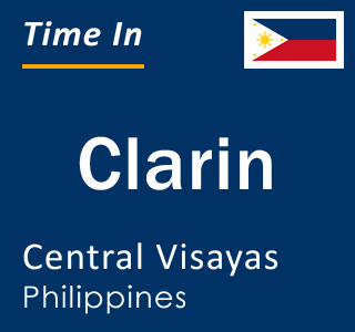 Current local time in Clarin, Central Visayas, Philippines