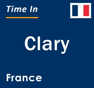 Current local time in Clary, France