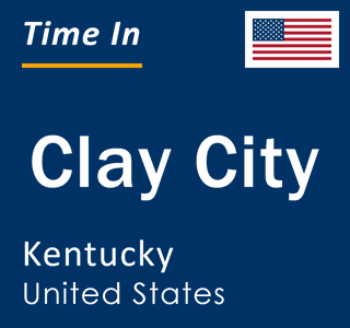 Current local time in Clay City, Kentucky, United States