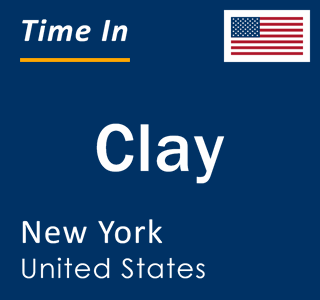 Current local time in Clay, New York, United States