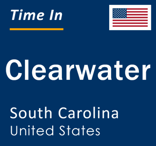 Current local time in Clearwater, South Carolina, United States