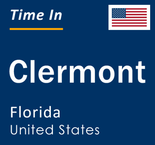 Current local time in Clermont, Florida, United States