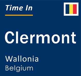 Current local time in Clermont, Wallonia, Belgium