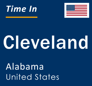 Current local time in Cleveland, Alabama, United States