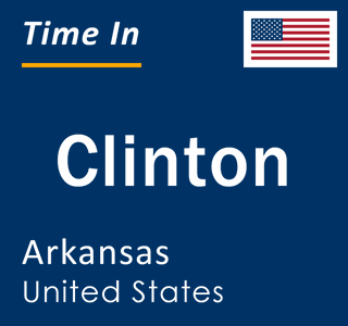 Current local time in Clinton, Arkansas, United States