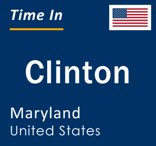 Current local time in Clinton, Maryland, United States