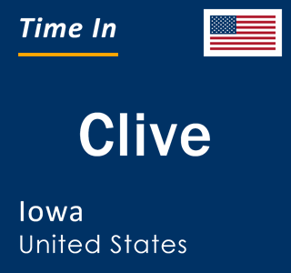 Current local time in Clive, Iowa, United States