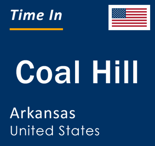 Current local time in Coal Hill, Arkansas, United States