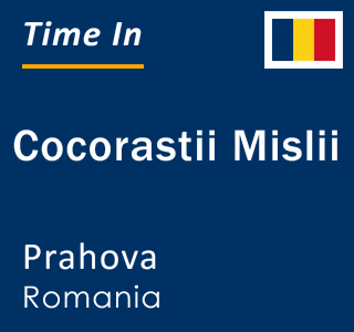 Current local time in Cocorastii Mislii, Prahova, Romania