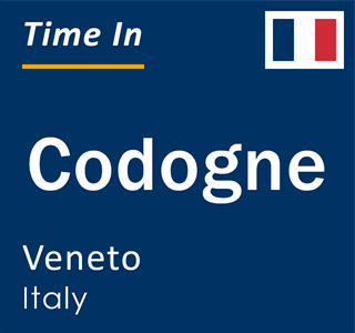 Current local time in Codogne, Veneto, Italy